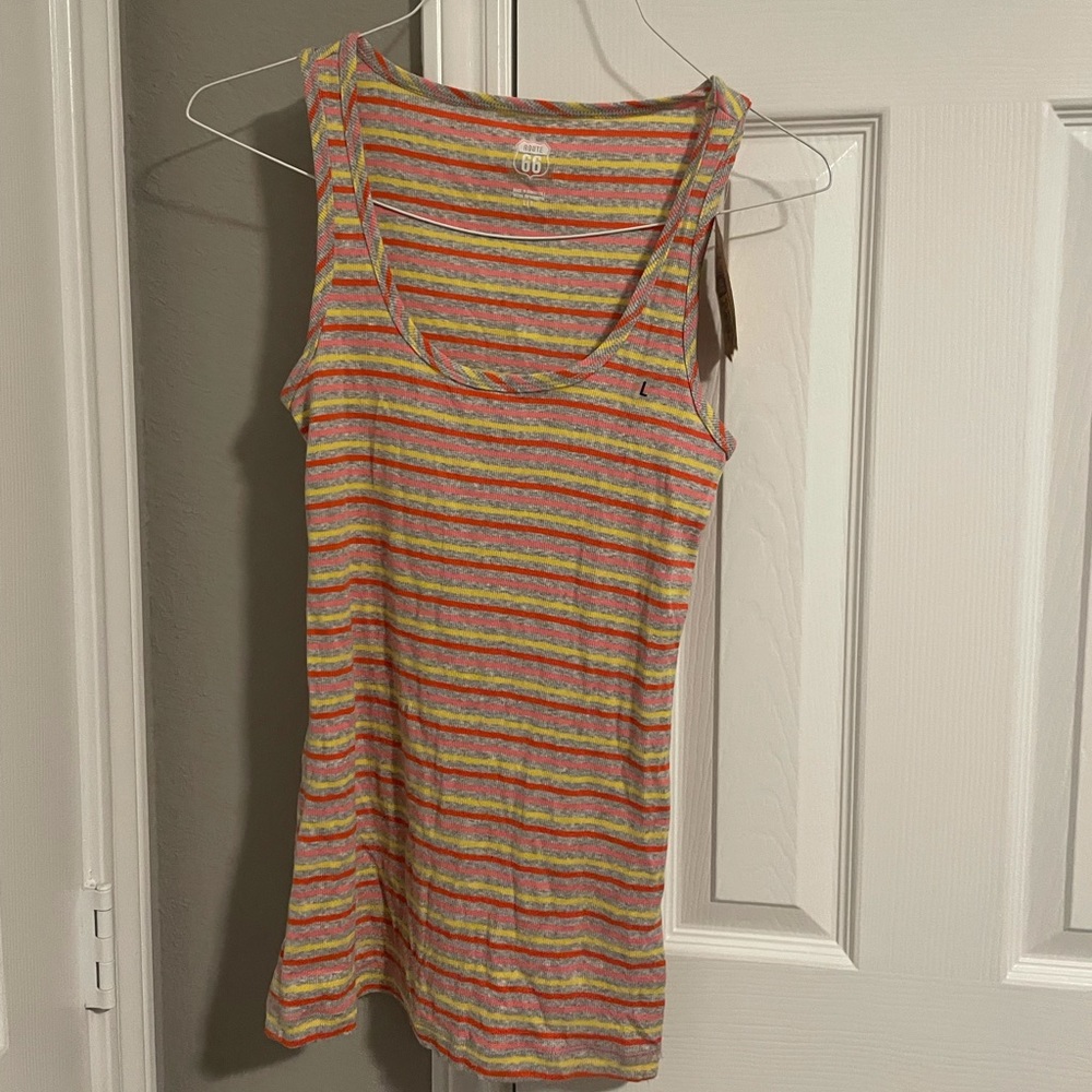 Striped women’s tank top. Brand new with tags - never worn!